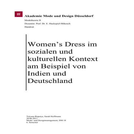 Womens Dress im sozialen und kulturellen Kontext