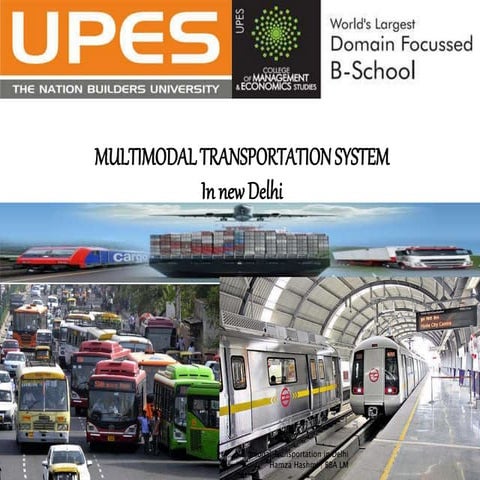 Integrated multi modal transportation system | PPTX