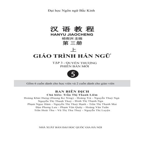Doc thu Giao trinh Han ngu 5 (Tap 3 - Quyen Thuong)