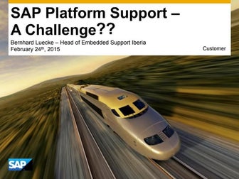 SAP Platform & S/4 HANA - Support for Innovation