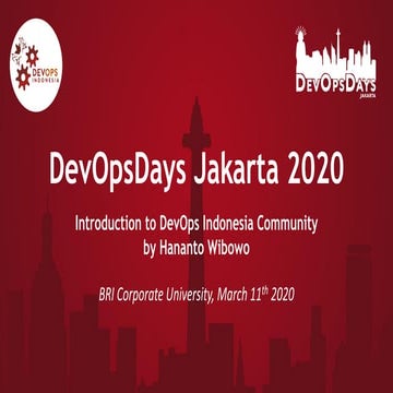 Introducing to DevOps Indonesia Community