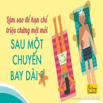 Hạn chế mệt mỏi sau 1 chuyến bay dài
