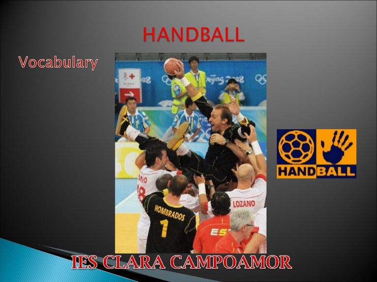 Handball "Vocabulary" 1º ESO Secciones
