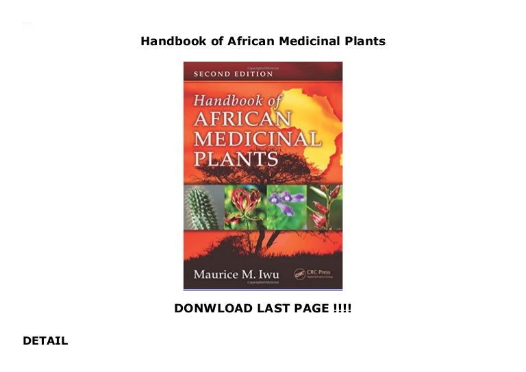 Handbook of African Medicinal Plants