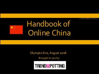 Handbook of Online China