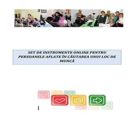 Facilitator’s handbook on “Online Employment Toolkit” in Romanian