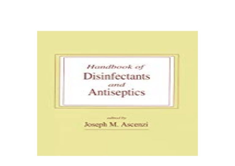 [P.D.F.] LIBRARY Handbook of Disinfectants and Antiseptics ^^Full_Boo…