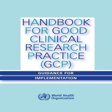 Hand book of good clinical research practice
