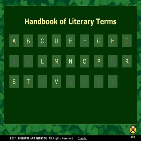 HandbookofLitTerms.ppt