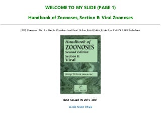 'zoonoses' on SlideShare