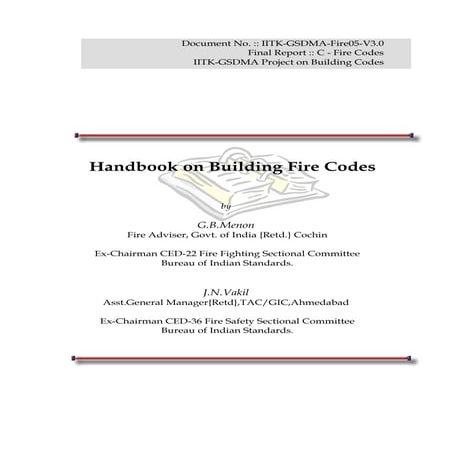 Hand book on building fire codes