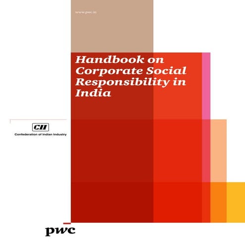 Handbook on Corporate Social Responsibility in india