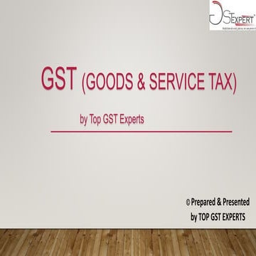 Handbook   ppt on gst goods &amp; service tax _ top gst experts