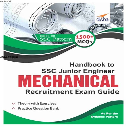Handbook to ssc je mechanical 