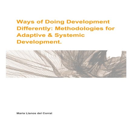 Handbook Ways Of Doing Development Differently