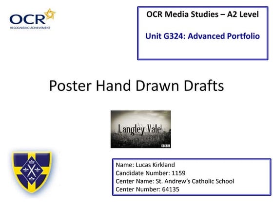 Main Task - Hand Drawn Drafts | PPTX