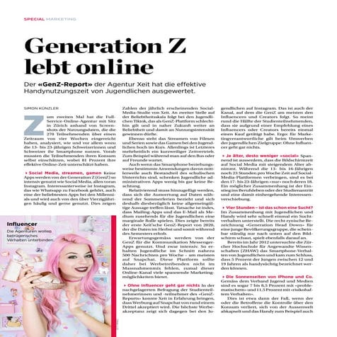 Generation Z lebt online
