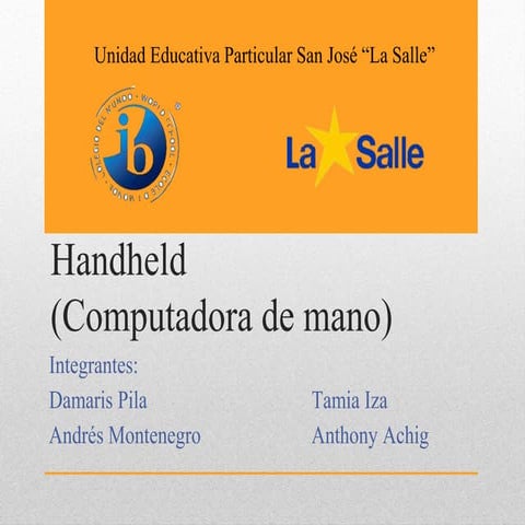 Handheld | PPTX