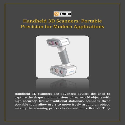 3D Scanner Presentation for basic details and application | PPTX