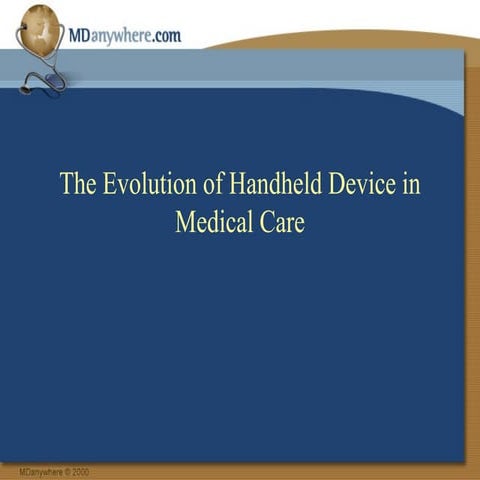 Handheld device med_care_2001
