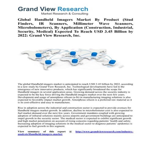 Handheld imagers market