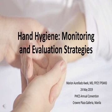 Hand hygiene PHICS 25th convention