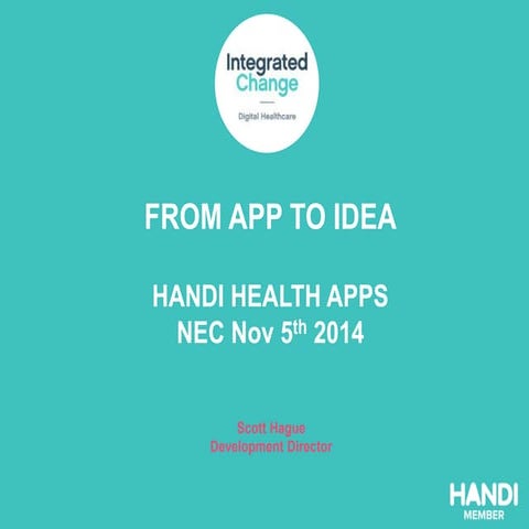 From App to Idea: Nine points in creating a winning a healthcare app product