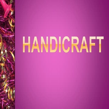 HANDICRAFT.pptx