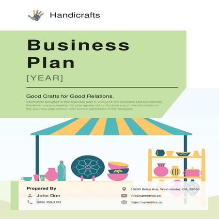 Handicraft Business Plan Example