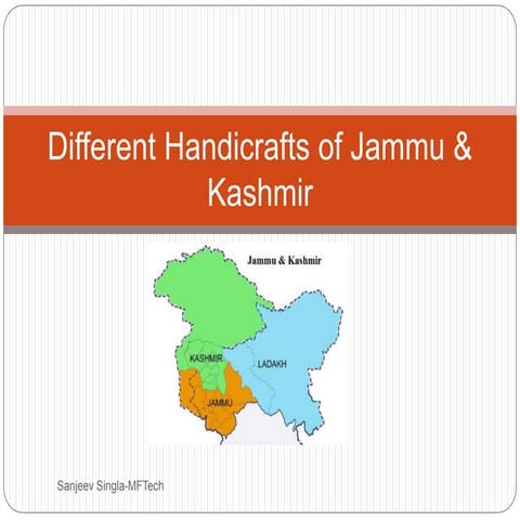 Handicrafts of  Jammu Kashmir