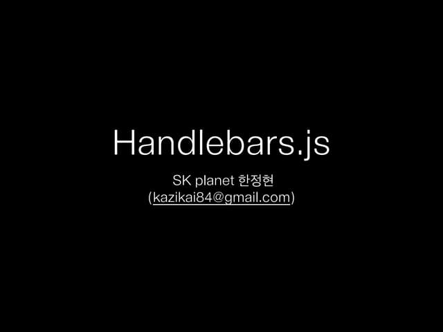Handlebars