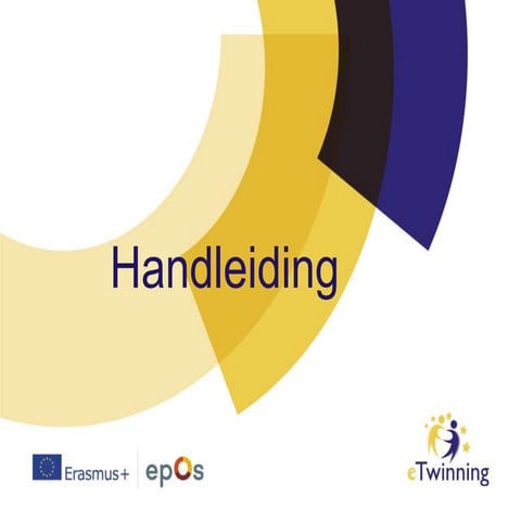 Handleiding registreren bij e twinning
