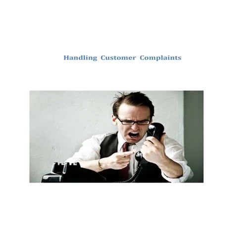 Handling  customer  complaints