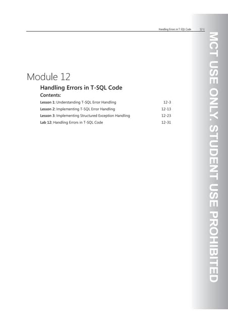 Handling errors in t sql code (1)
