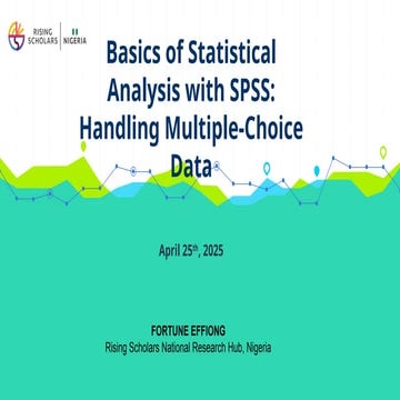 Handling Multiple Choice Responses: Fortune Effiong.pptx
