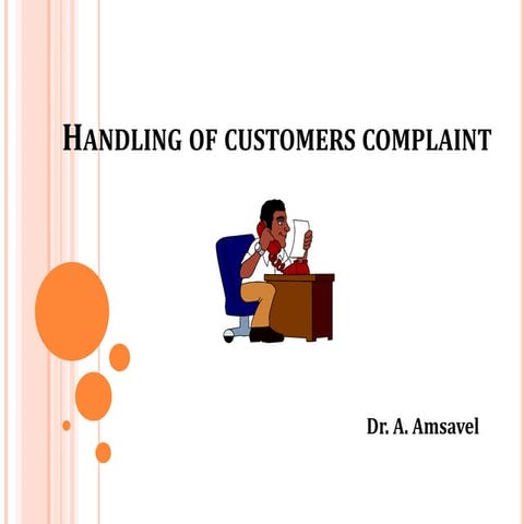 Handling of Customer Complaint_Dr.A.Amsavel
