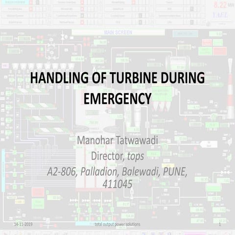 Handling of turbine side emergencies