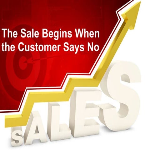 Handling Resistance: The Sale Begins When the Customer Says No