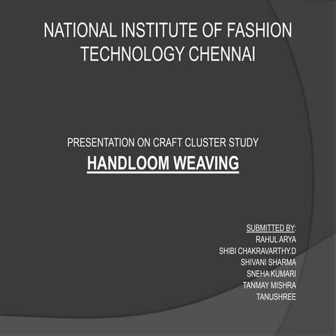 Handloom weaving in madurai