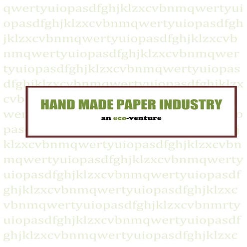Hand made paper | PDF