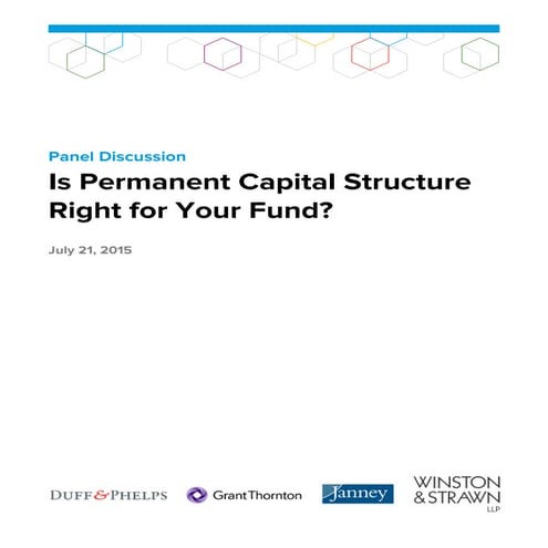 Is Permanent Capital Structure Right for Your Fund?