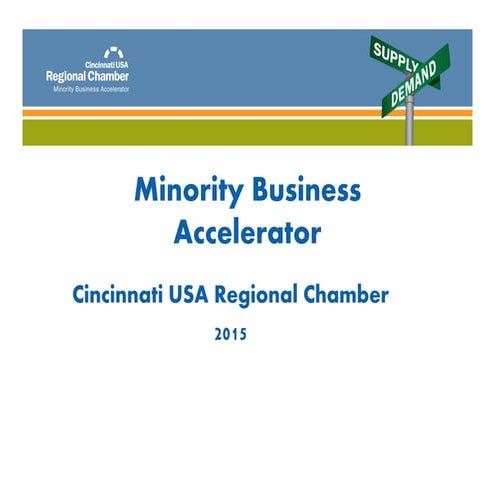 Handout: Innovation & Minority Business (Rodney Swope)
