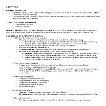 Information Computer Technology Handouts (Part I)