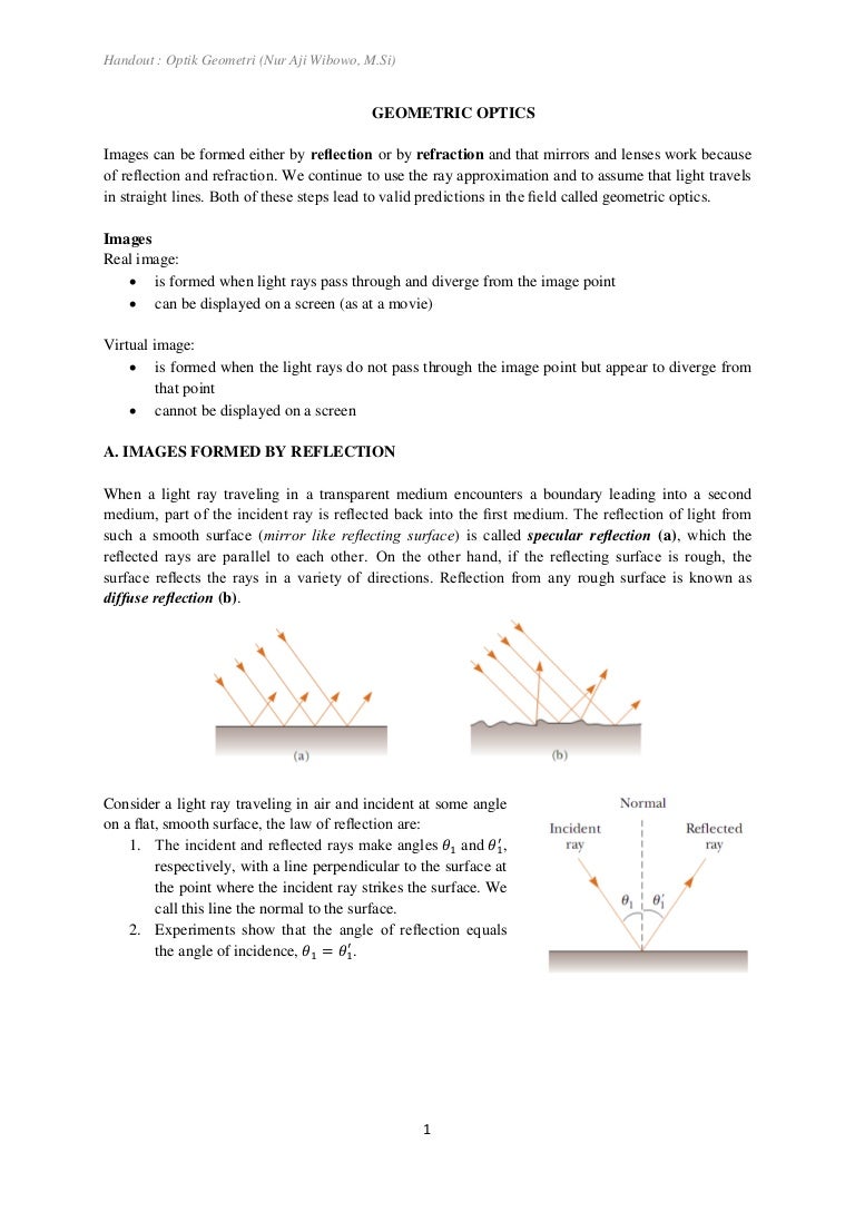 Handout optikgeometrienglish