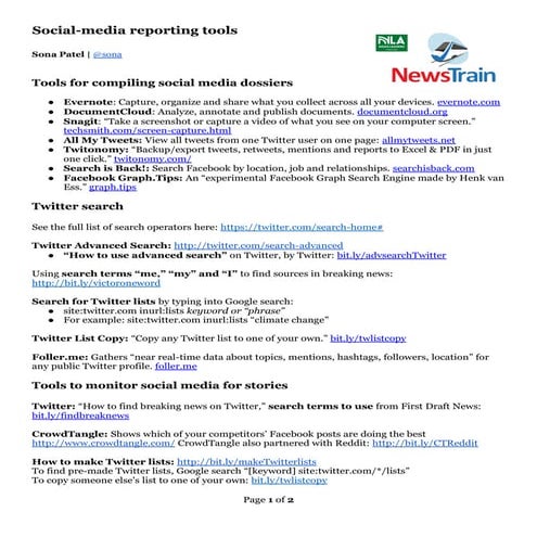 Social-media reporting tools - Sona Patel - Fresno NewsTrain - 4.22-23.22