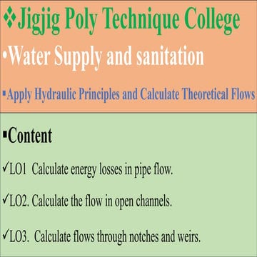 Pipe Networks series and parallel pipes. | PDF