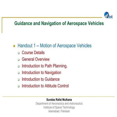 Handout 1 - Motion of Aerospace Vehicles.pdf