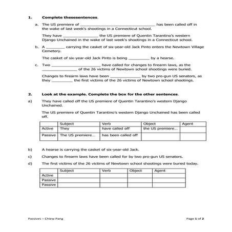 Handout 1 guided discovery of passives