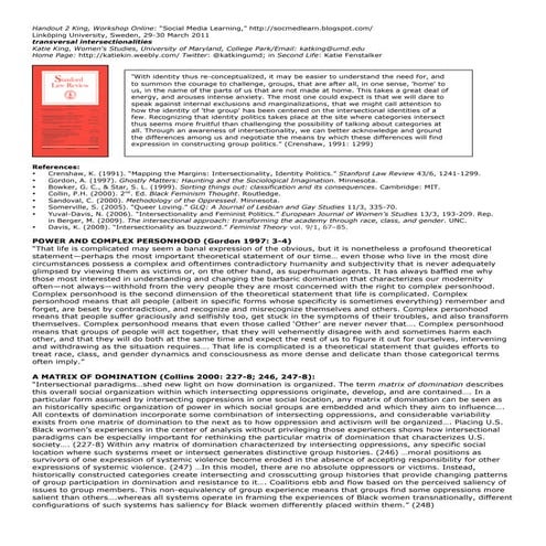 **Handout2 intersect sweden11