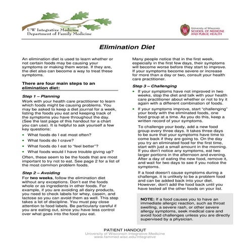 Handout elimination diet_patient